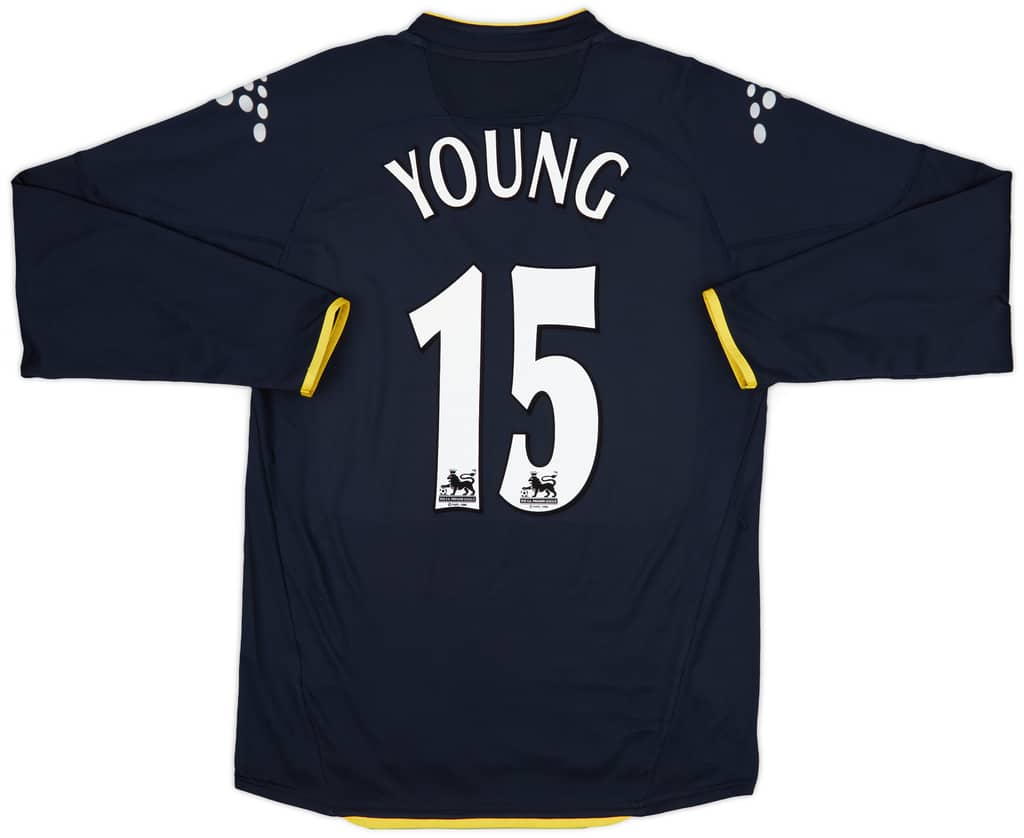 2006-07 Watford Away L/S Shirt Young #15 - 8/10 - (L)