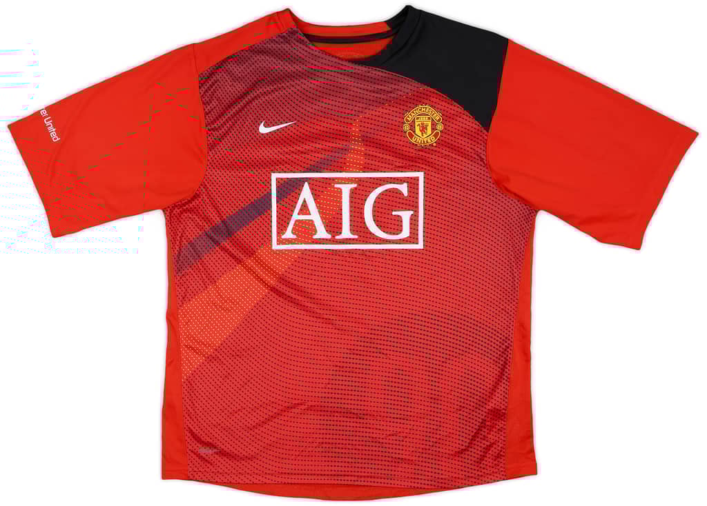 2008-09 Manchester United Nike Training Shirt - 10/10 - (M)