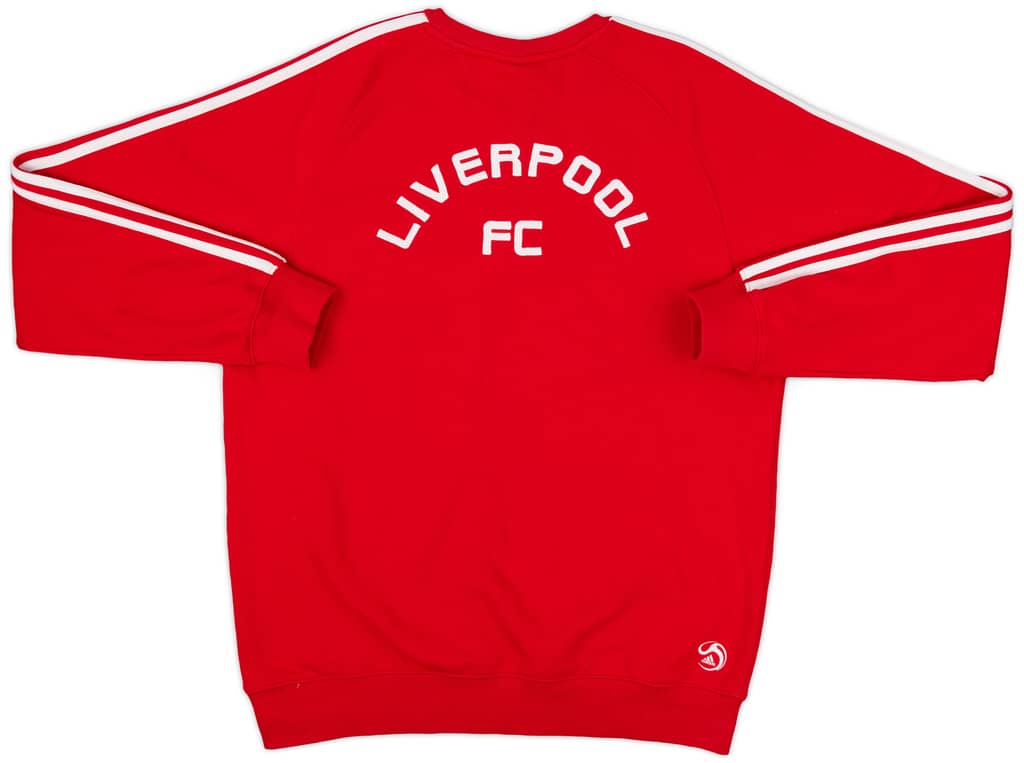 2009-10 Liverpool adidas Sweat Top - 9/10 - (XXL)