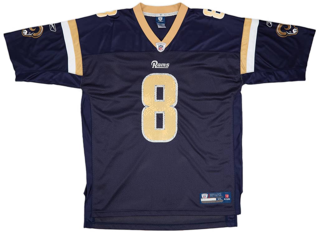 2010-11 St. Louis Rams Bradford #8 Reebok On Field Jersey (Home) XL