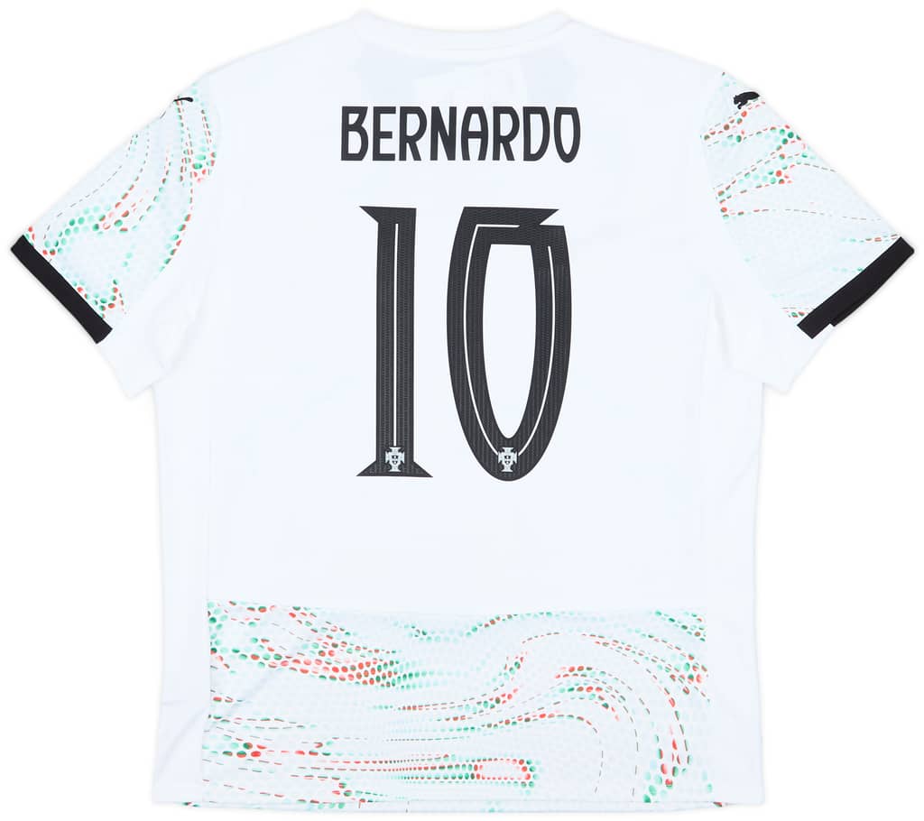 2025-26 Portugal Away Shirt Bernardo #10