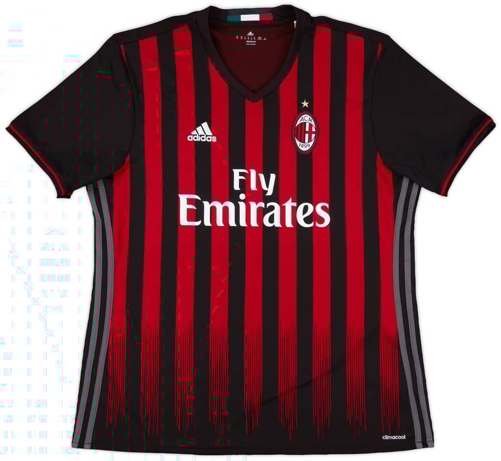 2016-17 AC Milan Home Shirt - 10/10 - (XL)