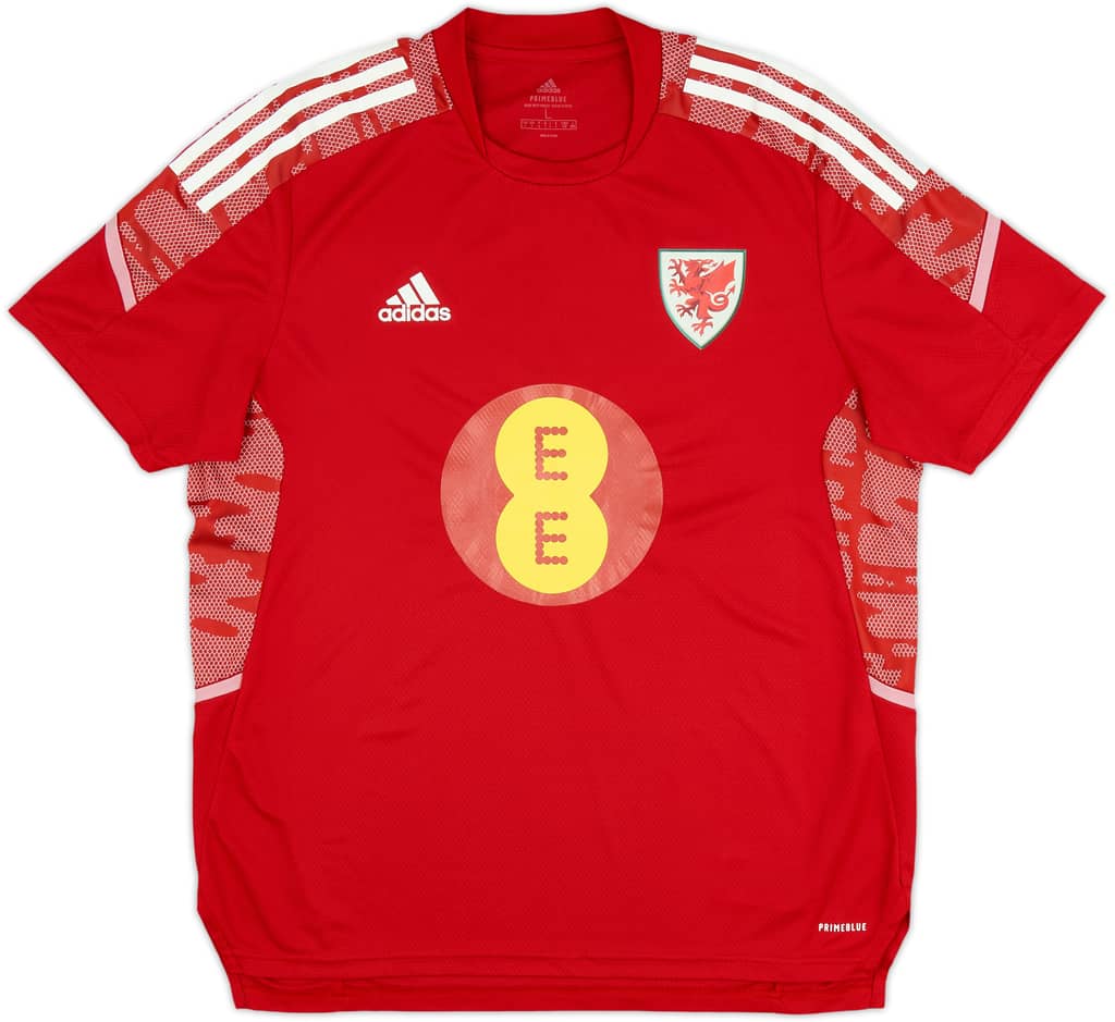 2021-22 Wales adidas Training Shirt - As New