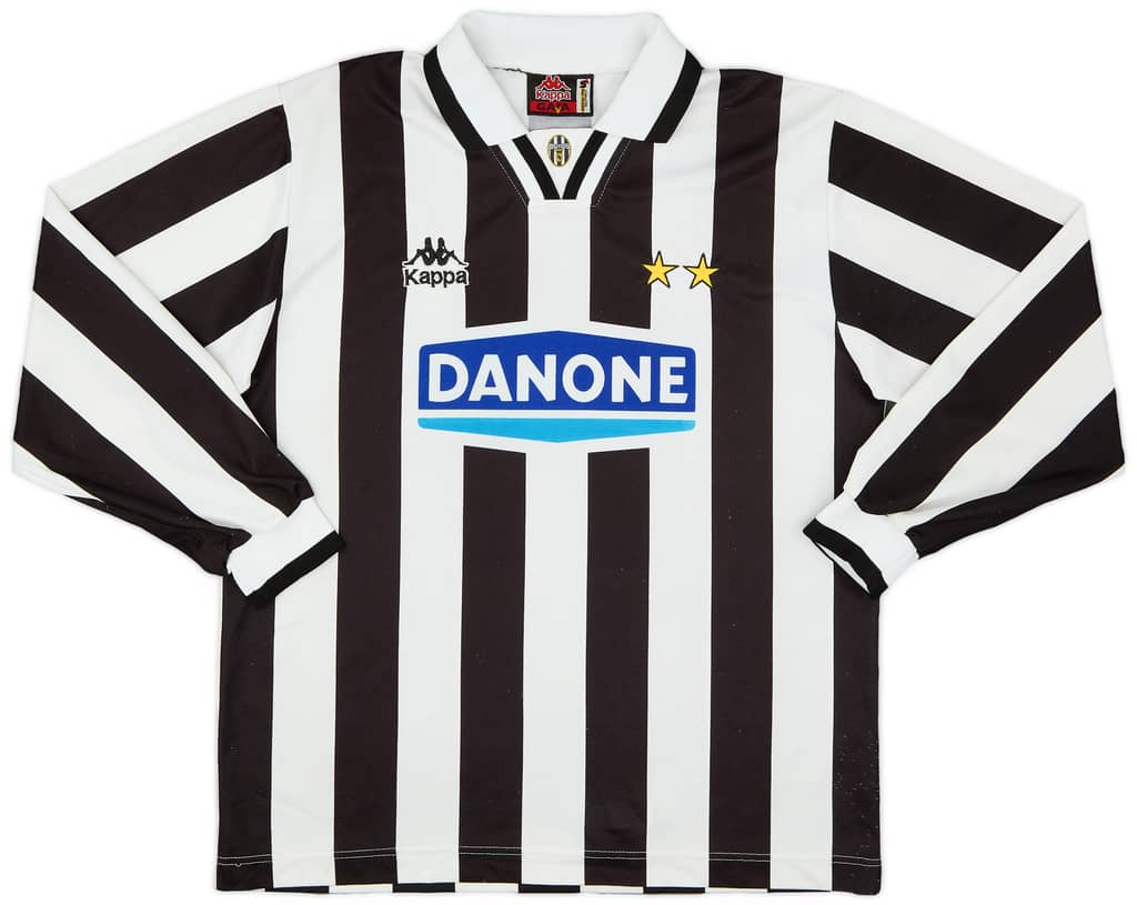 1994-95 Juventus Home L/S Shirt - 5/10 - (S)