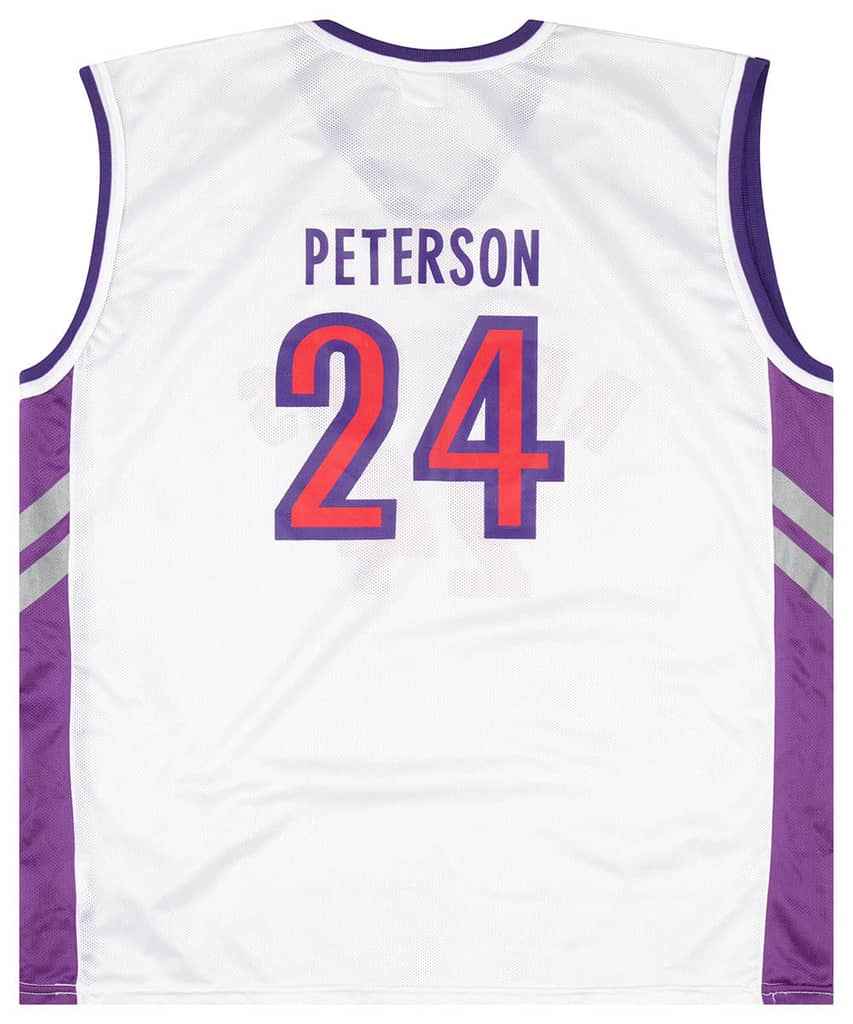 2000-02 Toronto Raptors Peterson #24 Champion Jersey (Home) L