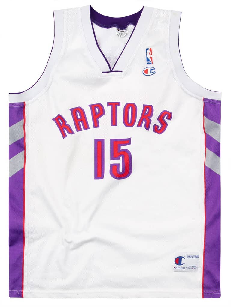1999-04 Toronto Raptors Carter #15 Champion Jersey (Home) XL