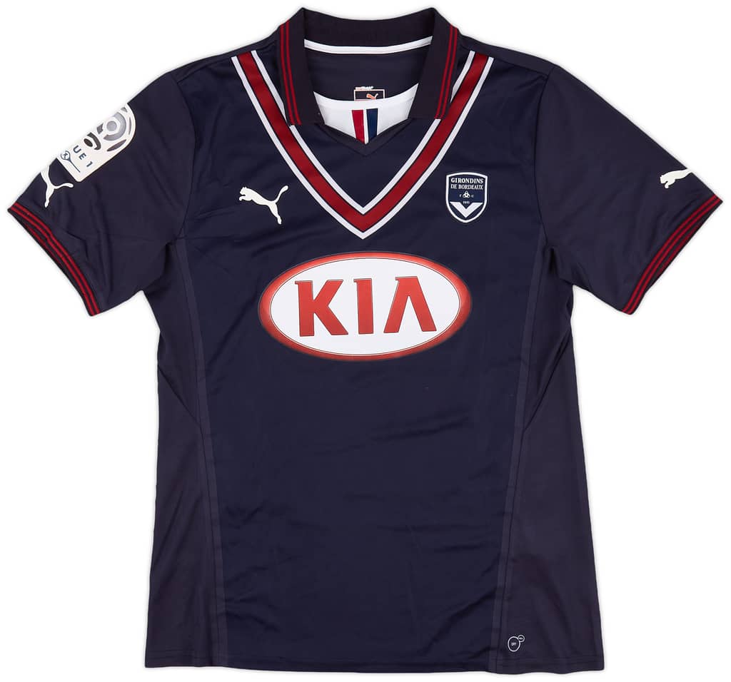 2013-14 Bordeaux Match Issue Home Shirt Bellion #11