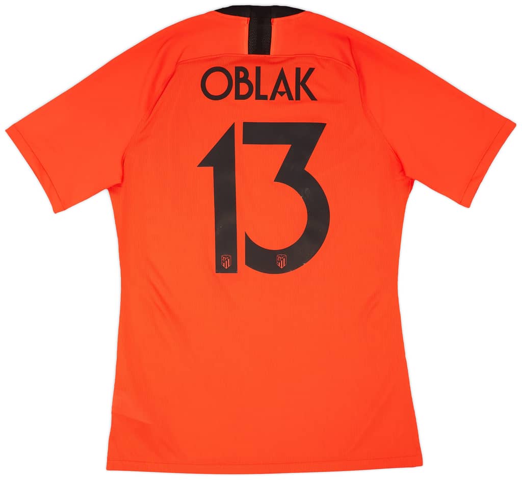 2019-20 Atletico Madrid Player Issue GK S/S Shirt Oblak #13