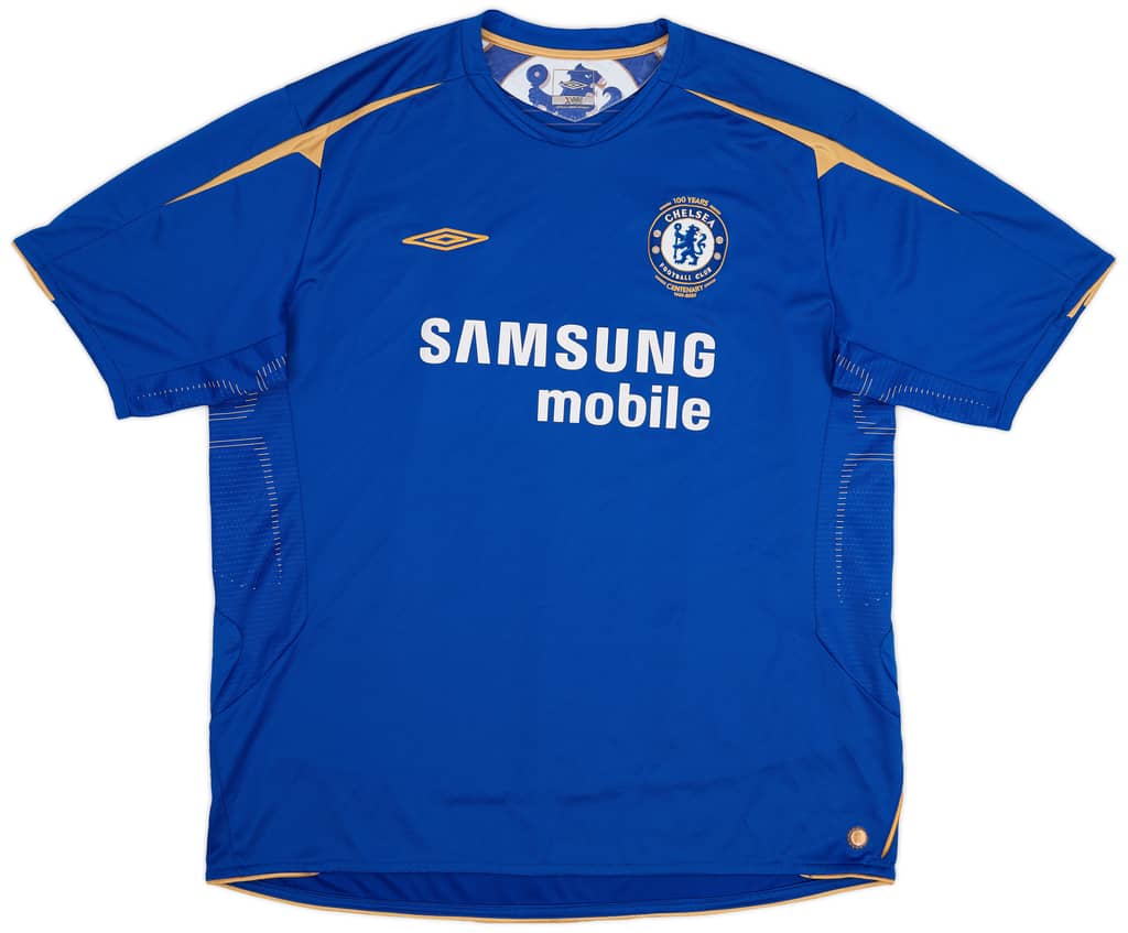 2005-06 Chelsea Centenary Home Shirt Makelele #4 - 7/10 - (XXL)