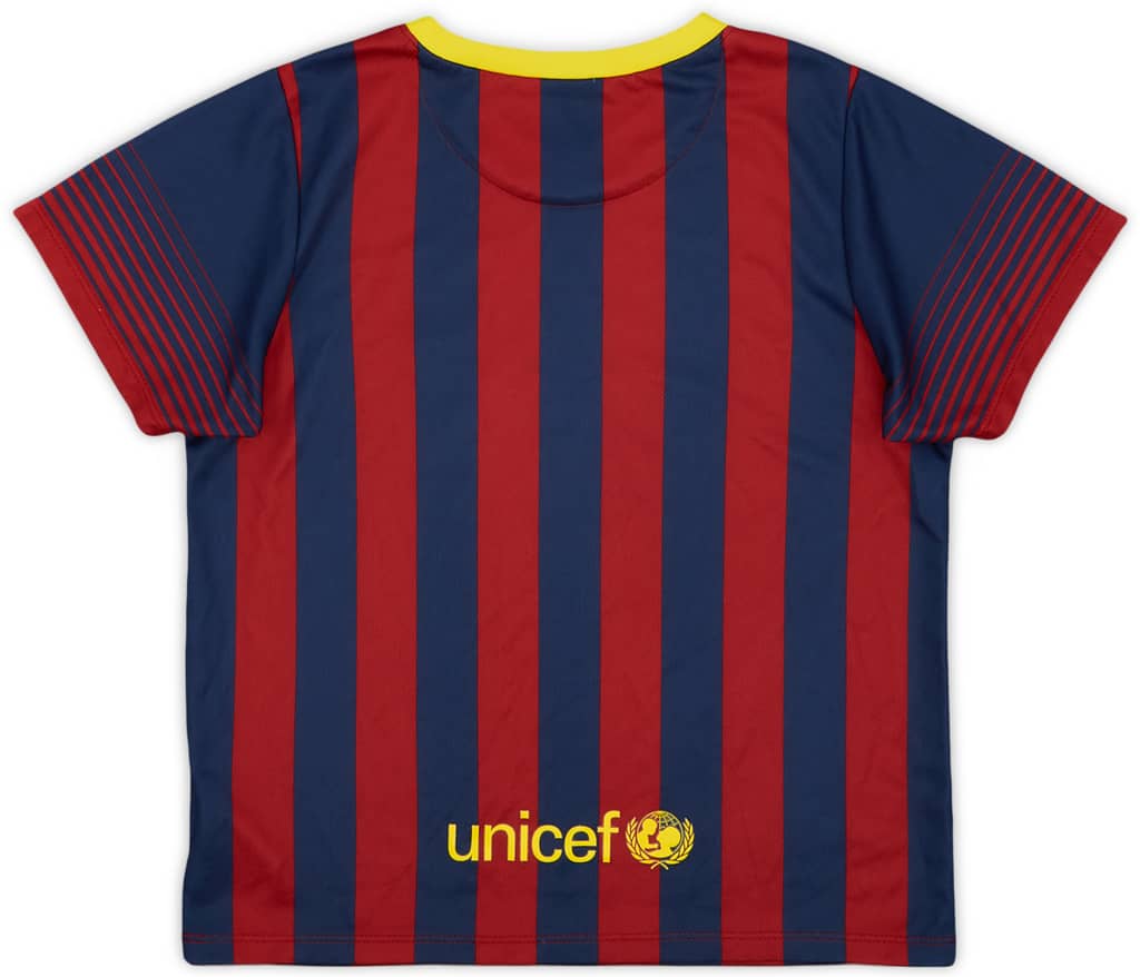2013-14 Barcelona Home Shirt - 9/10 - (6-7 Years)