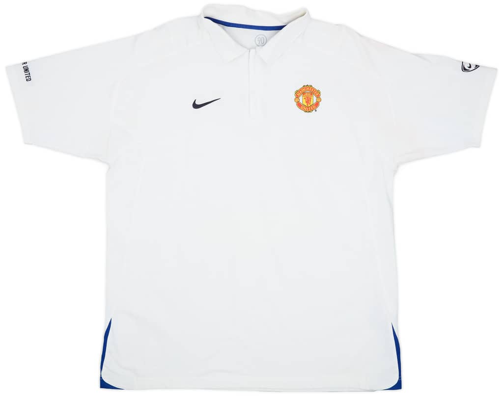 2005-06 Manchester United Nike Polo Shirt - 6/10 - (XXL)