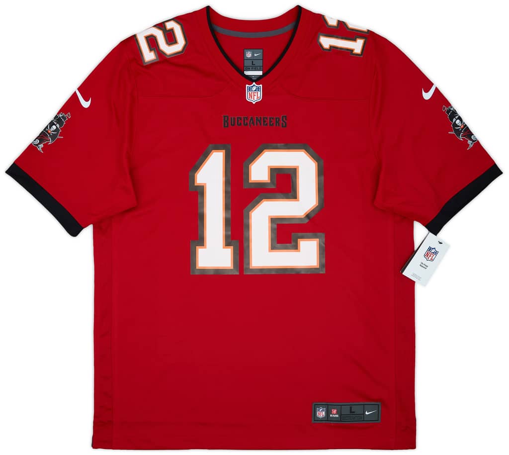 2020-22 Tampa Bay Buccaneers Goat #12 Nike Game Home Jersey (L)