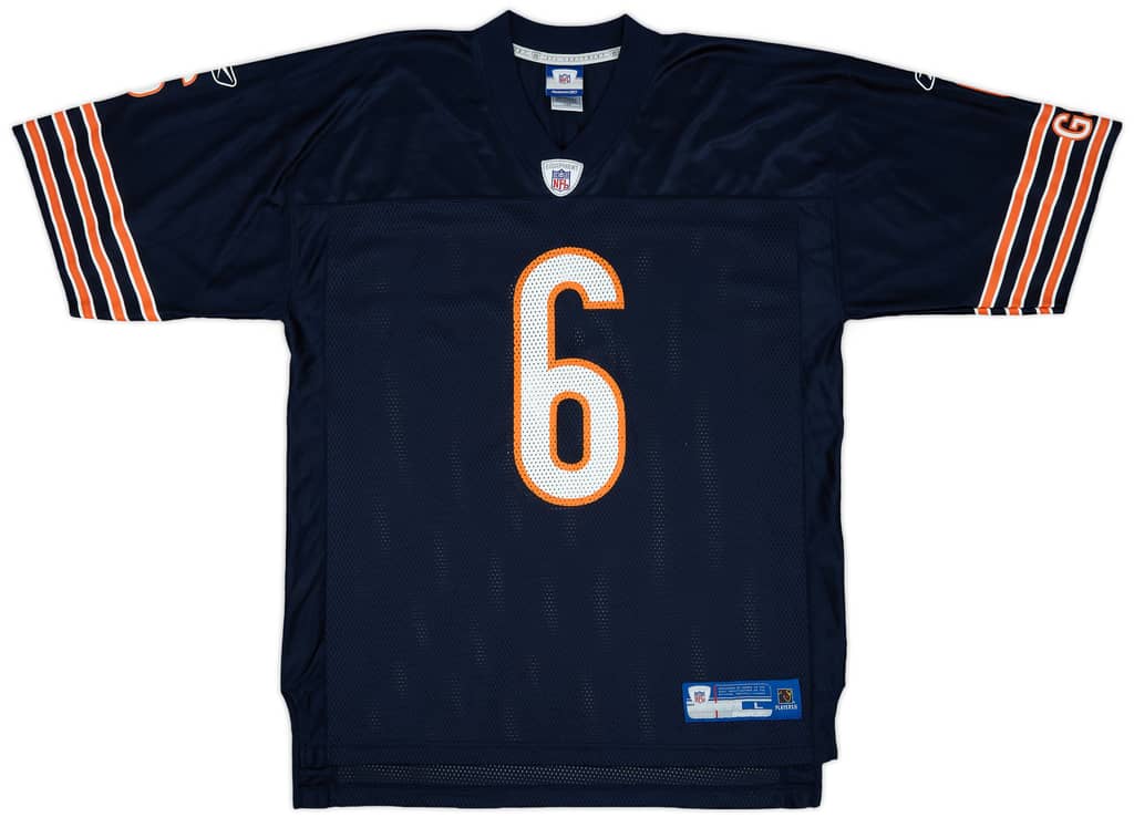 2009 Chicago Bears Cutler #6 Reebok On Field Home Jersey - 10/10 - (L)