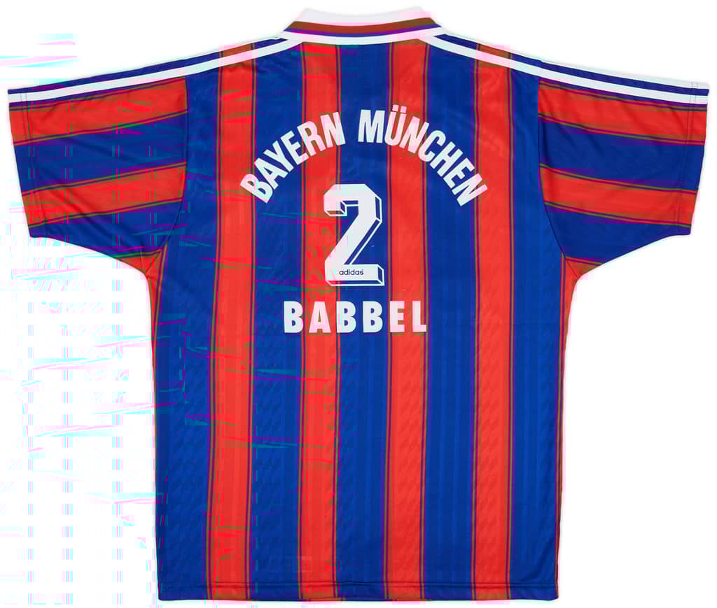 1995-97 Bayern Munich Home Shirt Babbel #2 - 7/10 - (S)