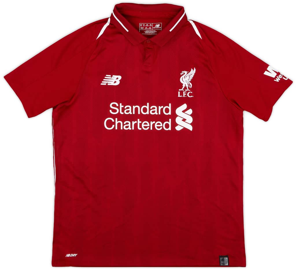 2018-19 Liverpool Home Shirt - 8/10 - (XL.Boys)