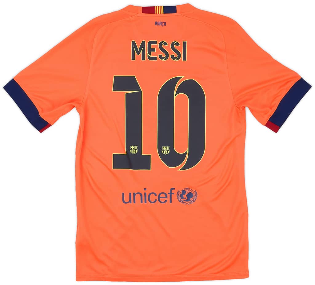 2014-15 Barcelona Away Shirt Messi #10 - 9/10 - (S)