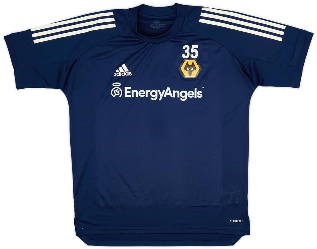 2020-21 Wolves Player Issue adidas Training Shirt #35 - 9/10 - (M)
