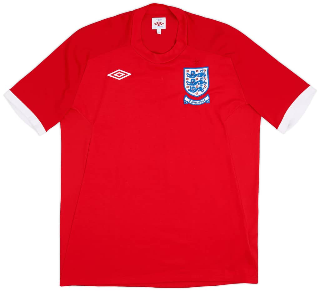 2010-11 England 'South Africa' Away Shirt - 8/10 - (XL)