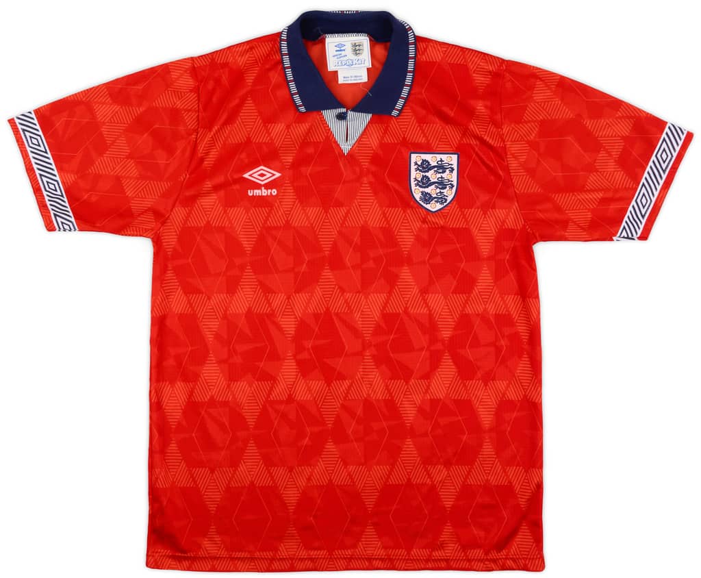 1990-93 England Away Shirt - 6/10 - (M)
