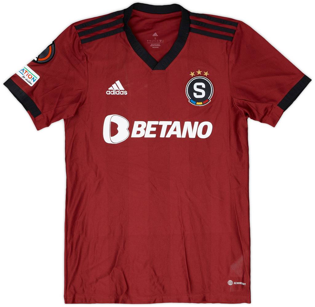2023-24 Sparta Prague Match Issue Europa League Home Shirt Sevcik #29