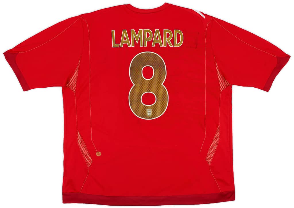 2006-08 England Away Shirt Lampard #8 - 5/10 - (XXL)