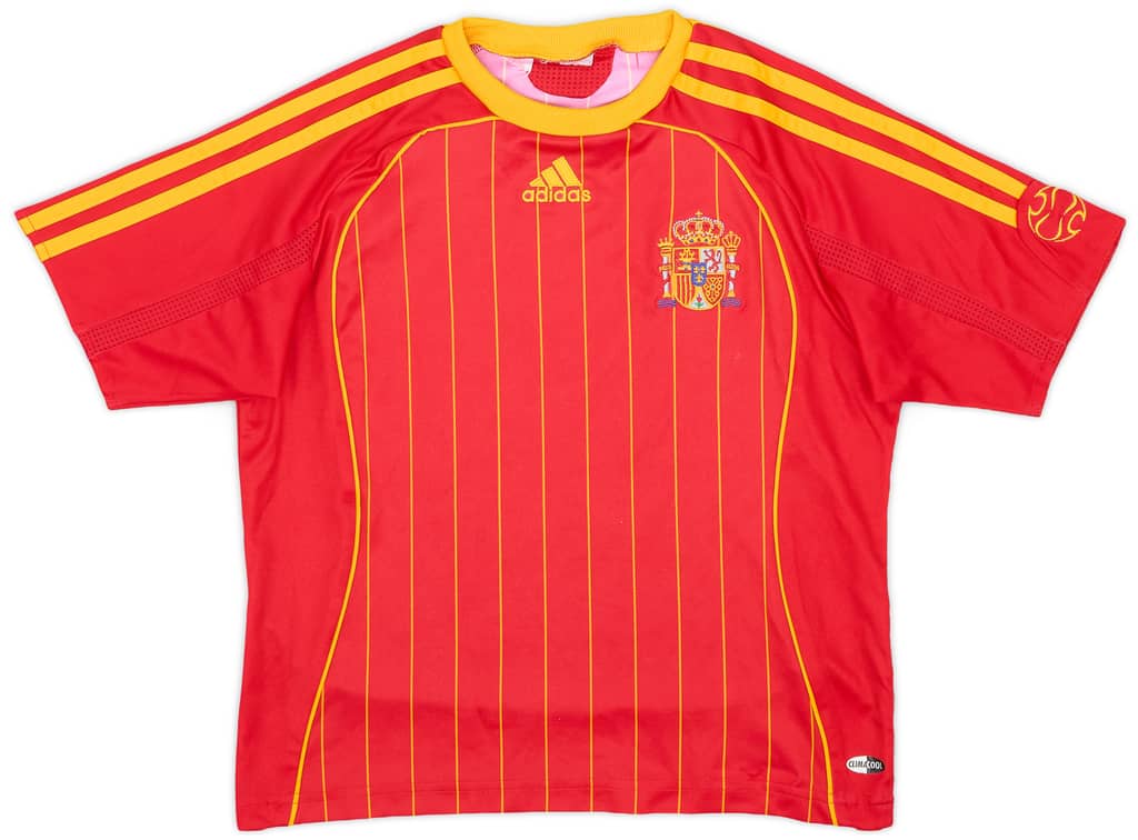 2006-08 Spain Home Shirt - 8/10 - (4-5Y)