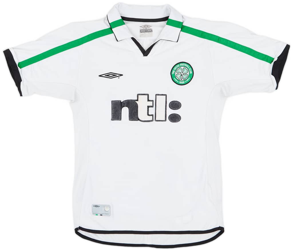 2001-02 Celtic Away Shirt Petrov #19 - 5/10 - (S)