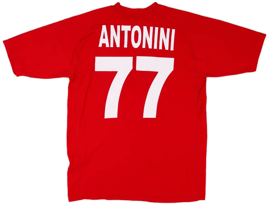 2002-03 Ancona Home Shirt Antonini #77 - 6/10 - (L)