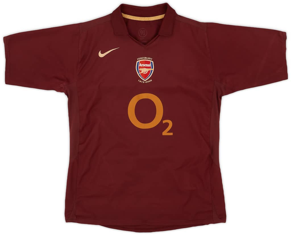 2005-06 Arsenal Home Shirt - 8/10 - (XL.Boys)