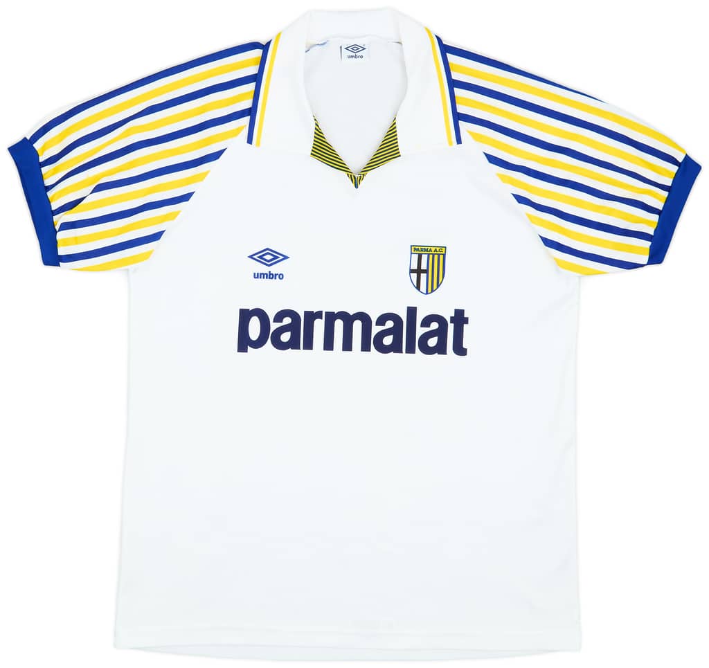 1990-91 Parma Home Shirt - 8/10 - (L)