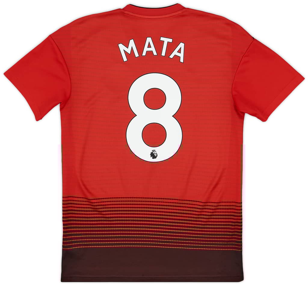 2018-19 Manchester United Home Shirt Mata #8 - 7/10 - (S)