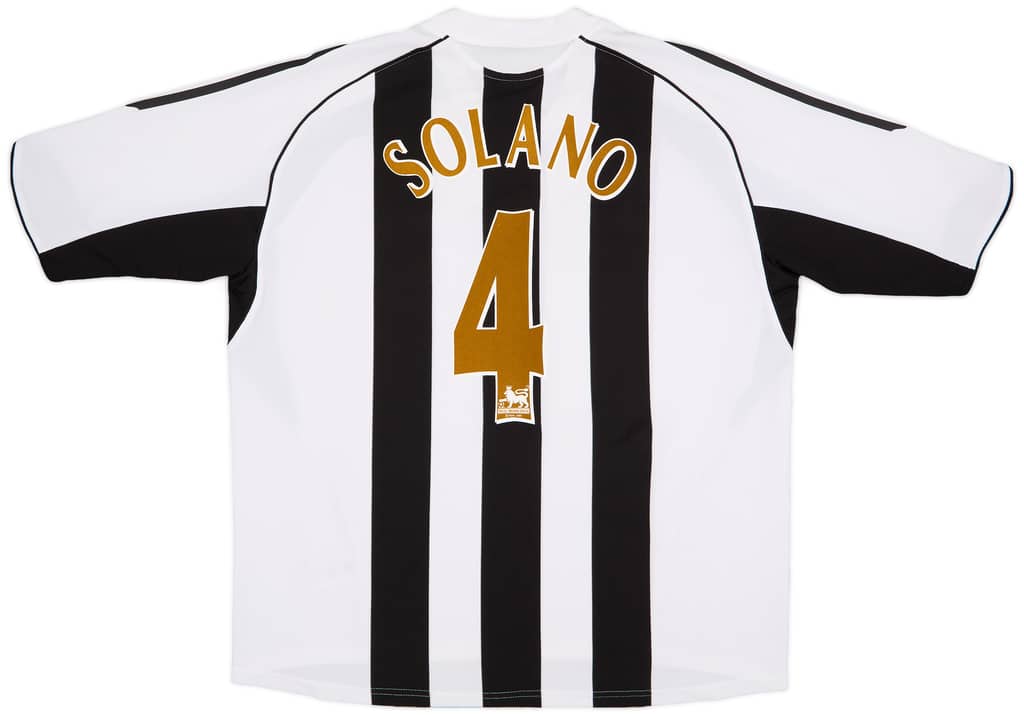 2005-07 Newcastle Home Shirt Solano #4 - 6/10 - (XXL)