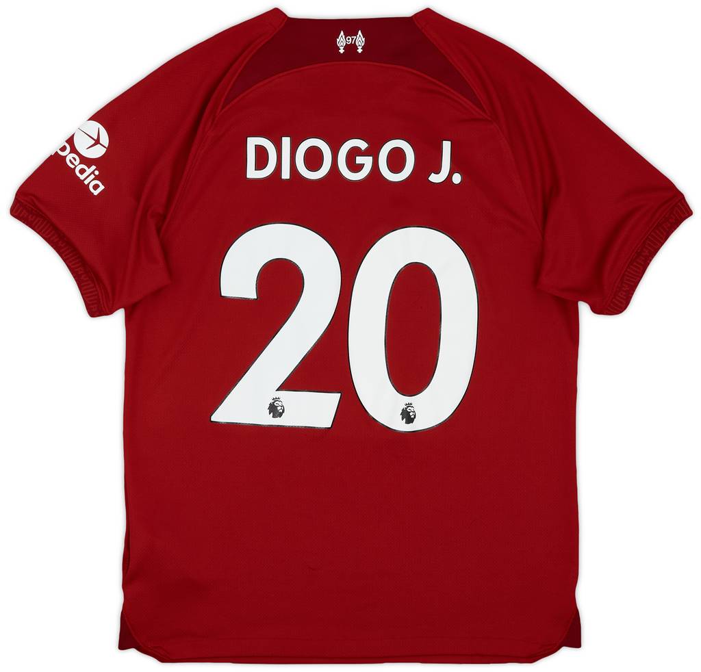 2022-23 Liverpool Home Shirt Diogo J. #20 - 8/10 - (M)