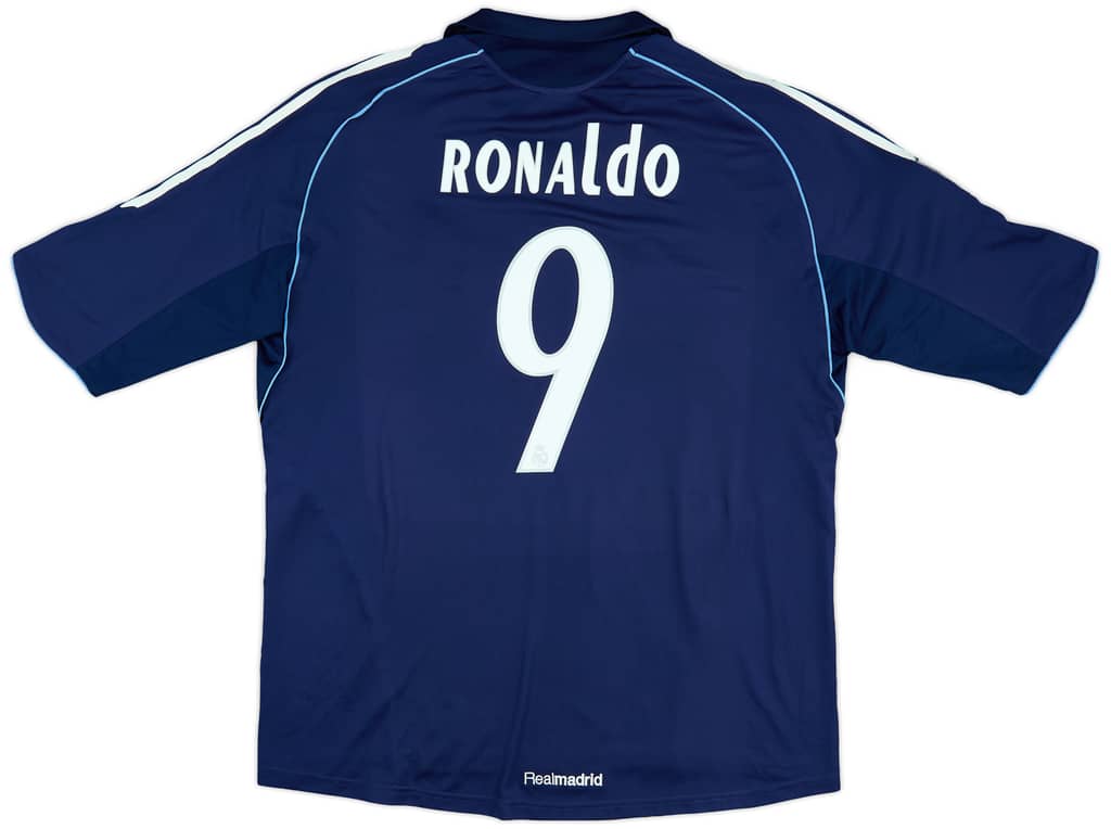 2005-06 Real Madrid Away Shirt Ronaldo #9 - 6/10 - (XL)