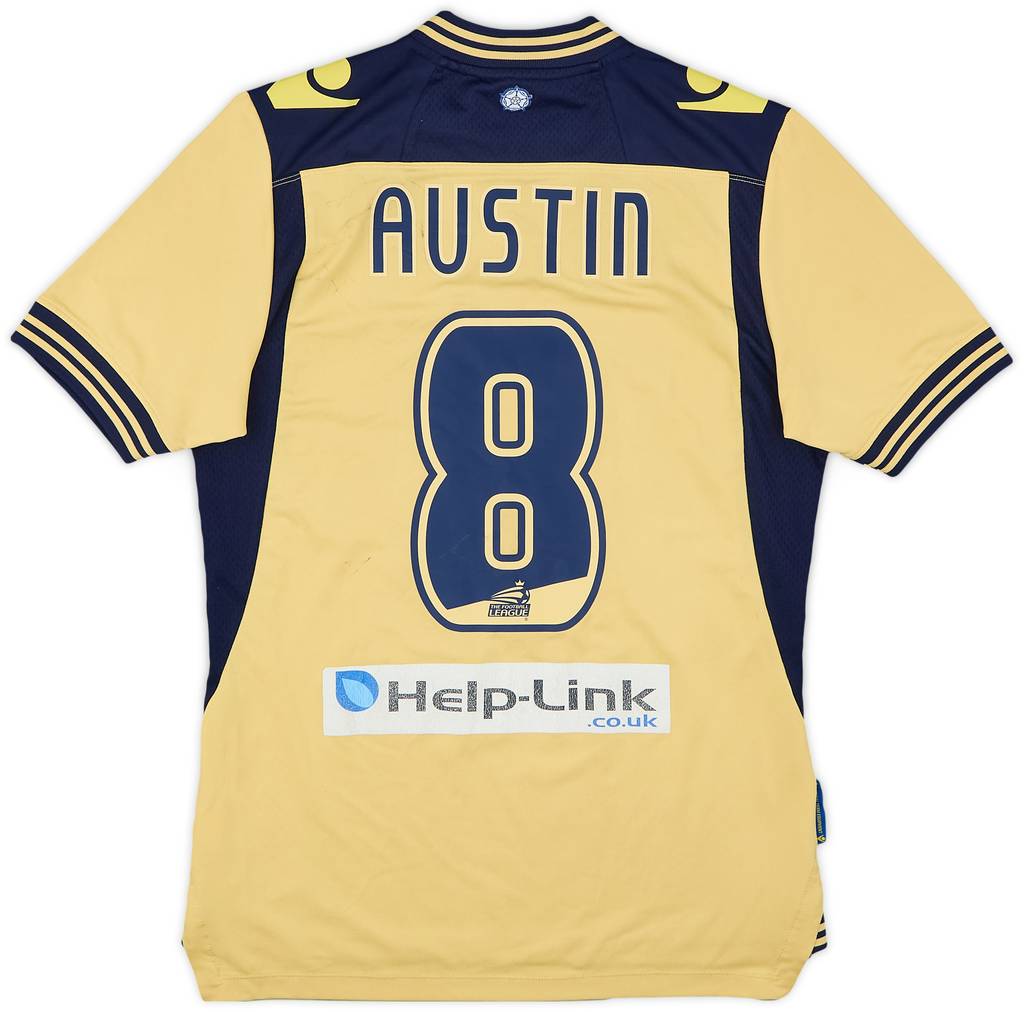 2013-14 Leeds United Away Shirt Austin #8 - 6/10 - (S)