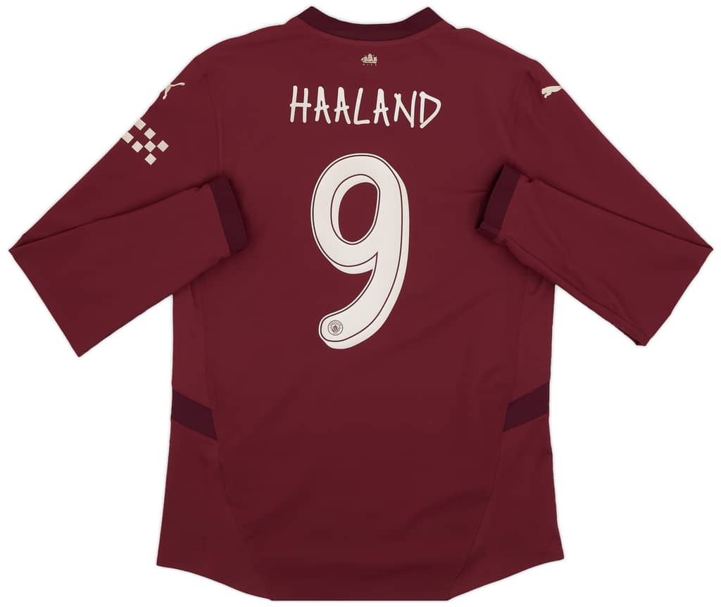 2024-25 Manchester City Authentic Third L/S Shirt Haaland #9
