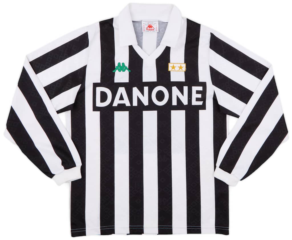 1992-94 Juventus Home L/S Shirt #10 - 7/10 - (S)