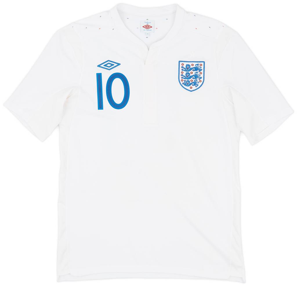 2010-11 England Home Shirt Rooney #10 - 8/10 - (M)