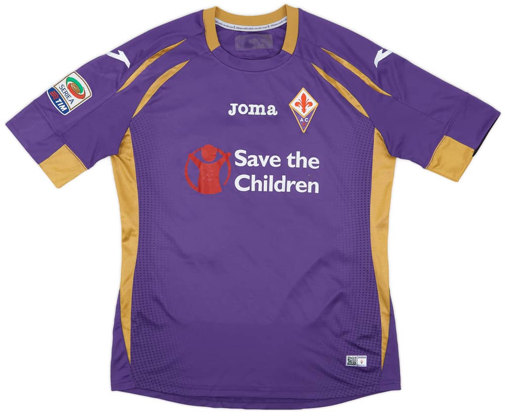 2014-15 Fiorentina Home Shirt B. Valero #20 - 6/10 - (L)