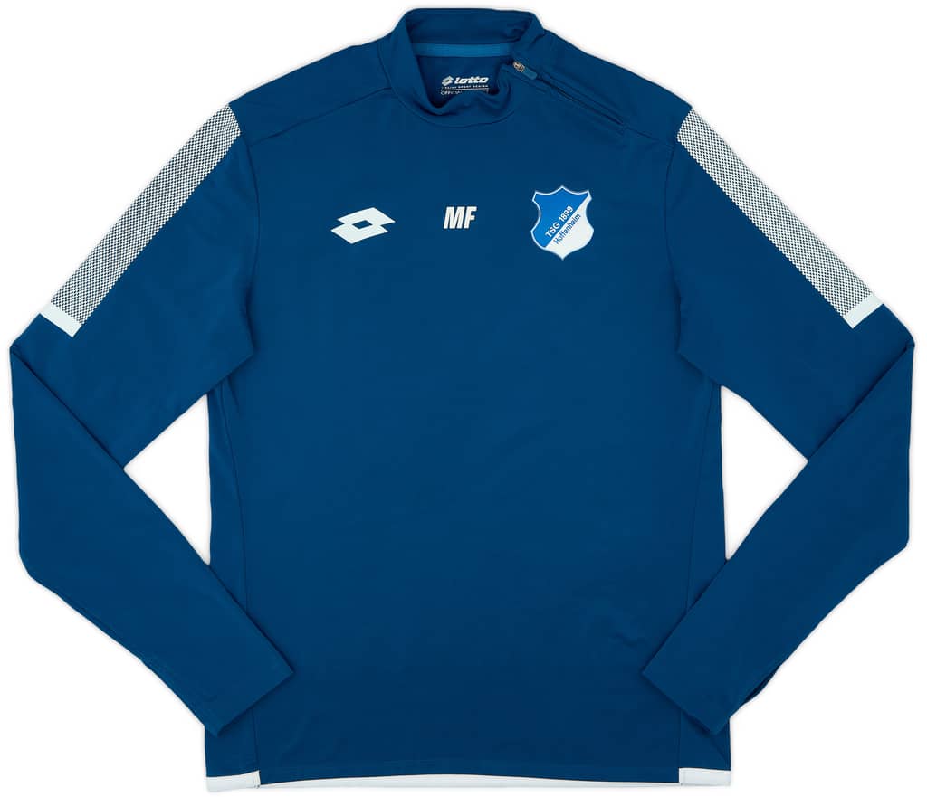2016-17 Hoffenheim Lotto Staff Issue 1/4 Zip Training L/S Shirt MF - 8/10 - (M)