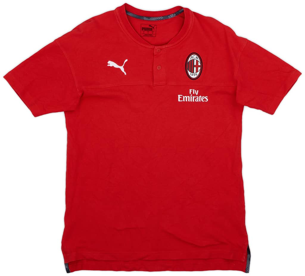 2019-20 AC Milan Puma Polo Shirt - 8/10 - (M)