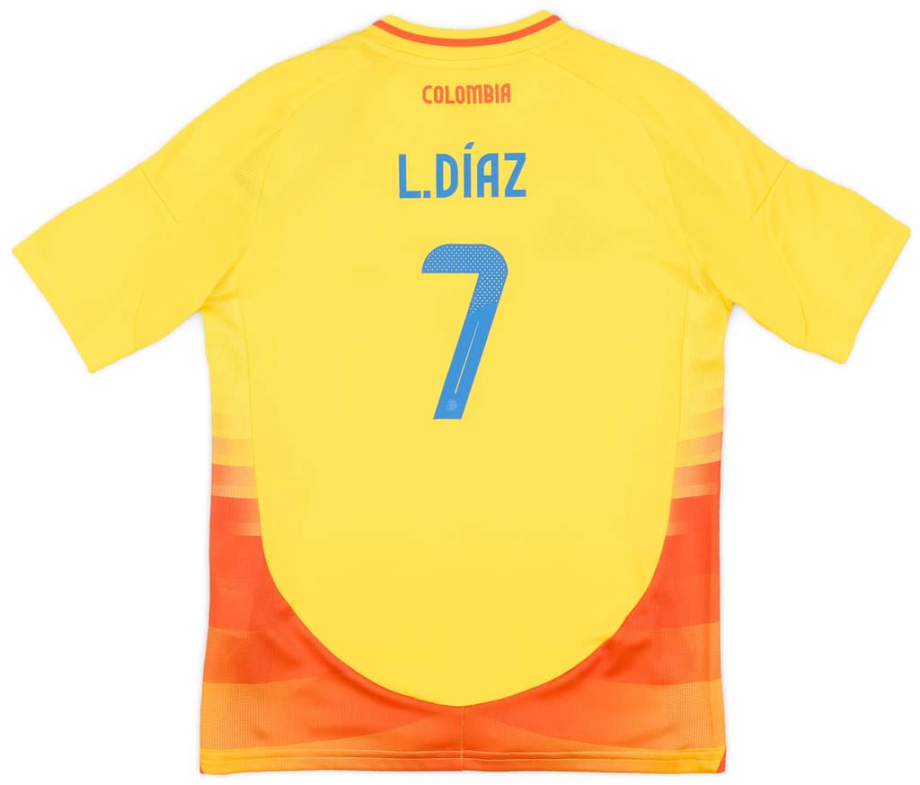 2024-25 Colombia Home Shirt L.Diaz #7 (KIDS)
