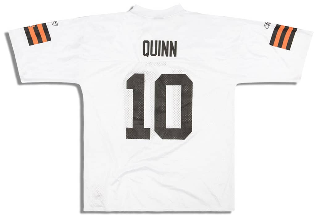 2008-09 Cleveland Browns Quinn #10 Reebok Replica Jersey (Away) XL