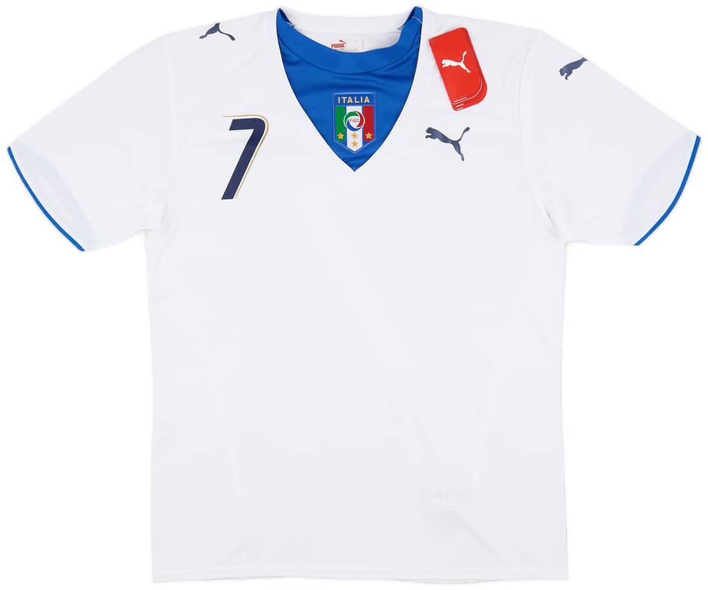 2006 Italy Away Shirt Del Piero #7 (M)