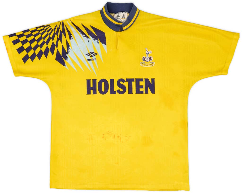 1991-95 Tottenham Away Shirt Klinsmann #18 - 5/10 - (XL)