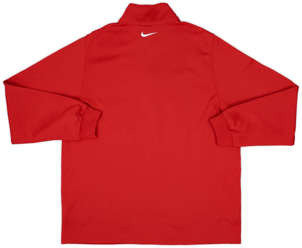 2007-08 Fulham Staff Issue Nike 1/4 Zip Drill Top MP - 9/10 - (L)