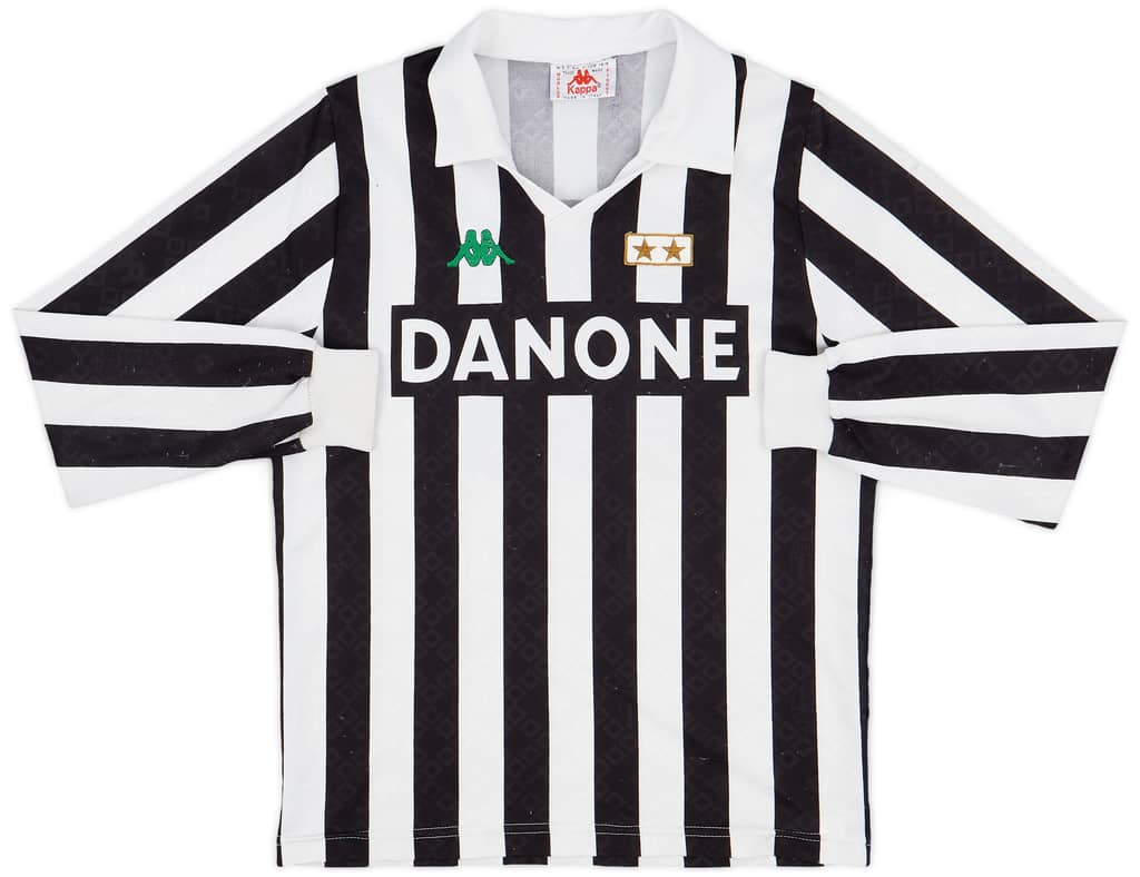 1992-94 Juventus Home L/S Shirt #10 - 5/10 - (XL.Boys)