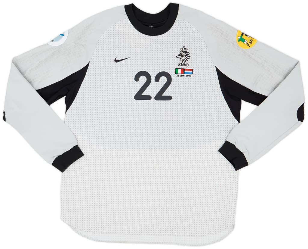 2000 Netherlands Match Issue European Championship GK Shirt Westerveld #22