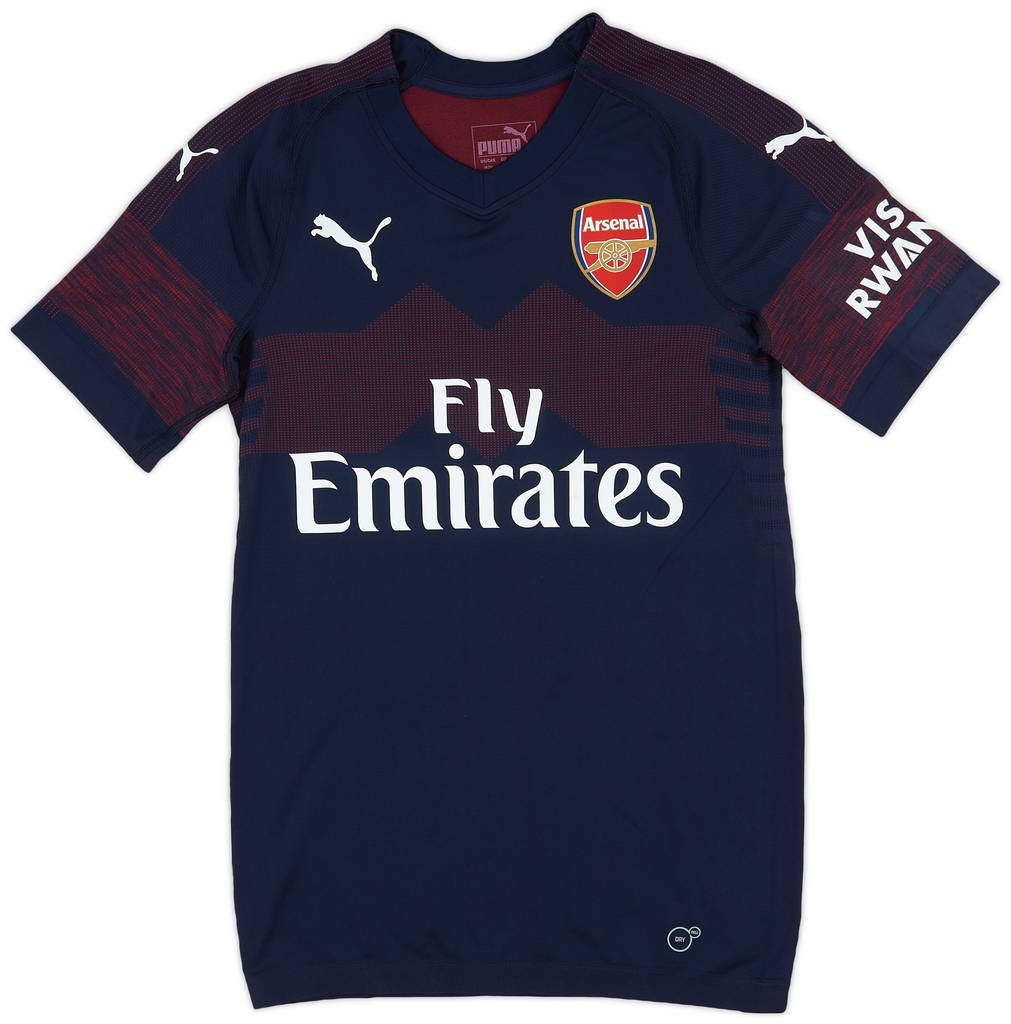 2018-19 Arsenal Match Issue Away Shirt Nelson #48