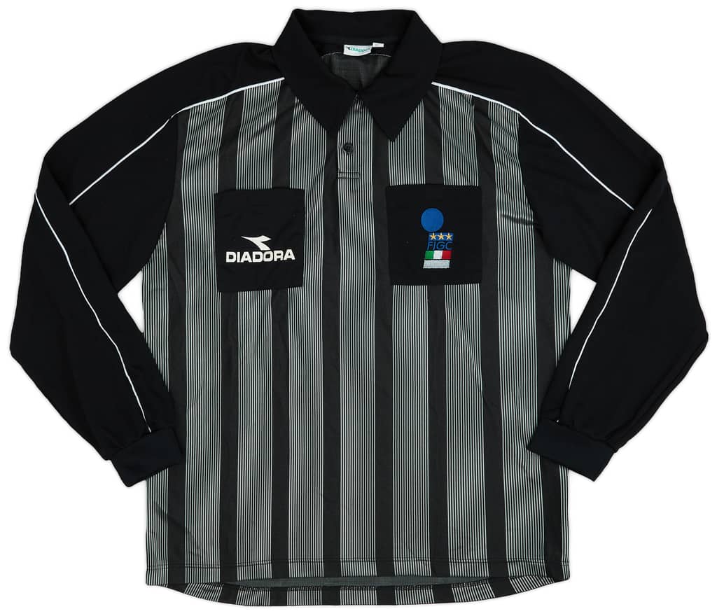 1999-00 Italy FIGC Didadora Referee L/S Shirt - 7/10 - (XL)